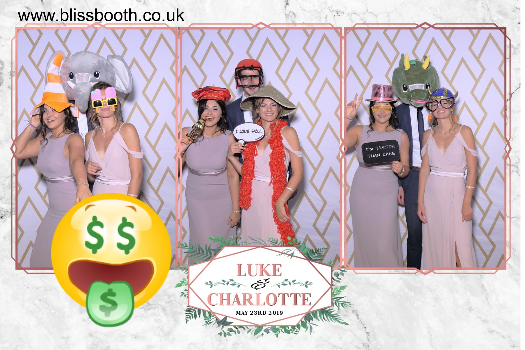 Luke and Charlotte | View more photos from the event at gallery.blissbooth.co.uk/u/BlissBooth/Luke-and-Charlotte